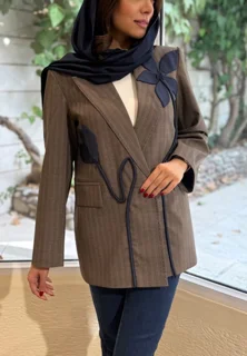 مانتو پارچه سازی گل
